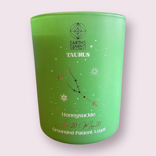 Taurus Zodiac Candle