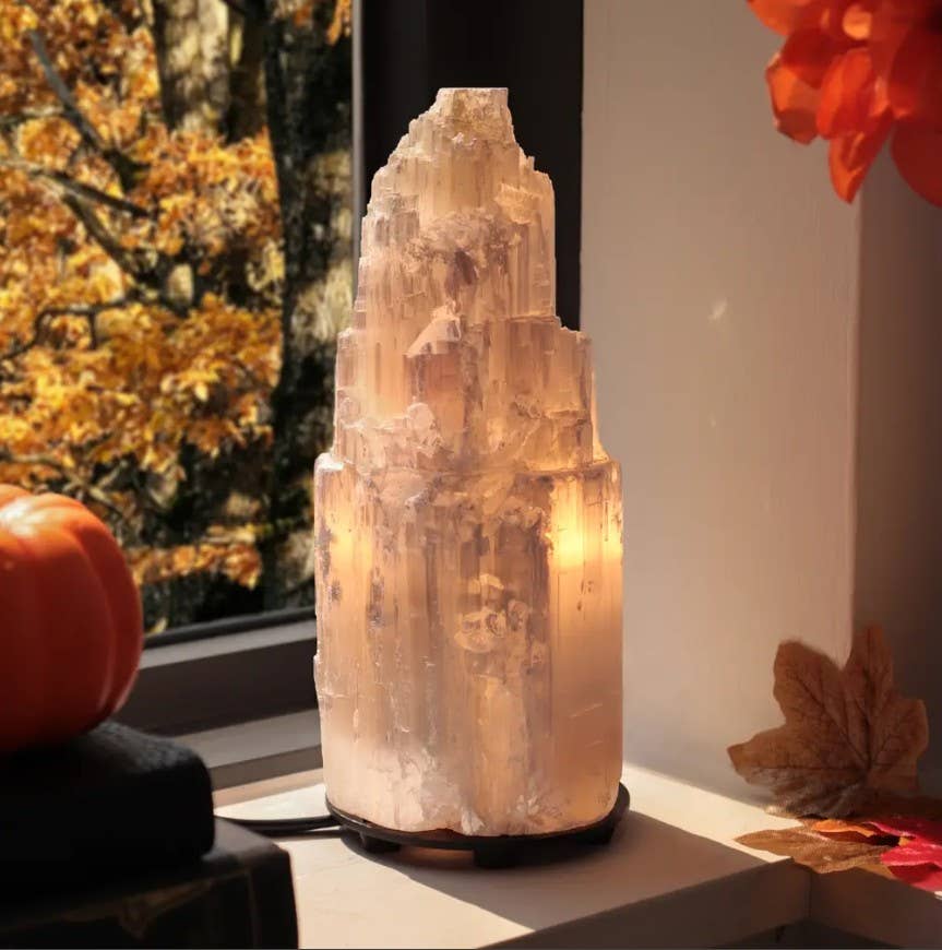 Selenite Lamp - Small