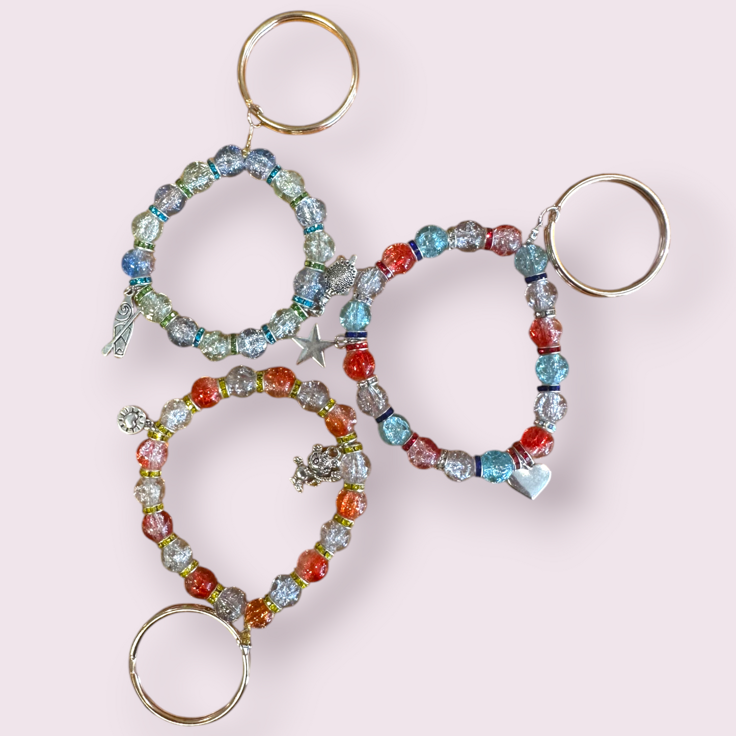 Glass Bead Key Chain