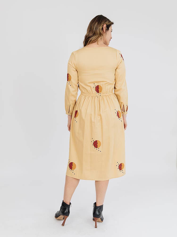 Mia Dress Honeycomb