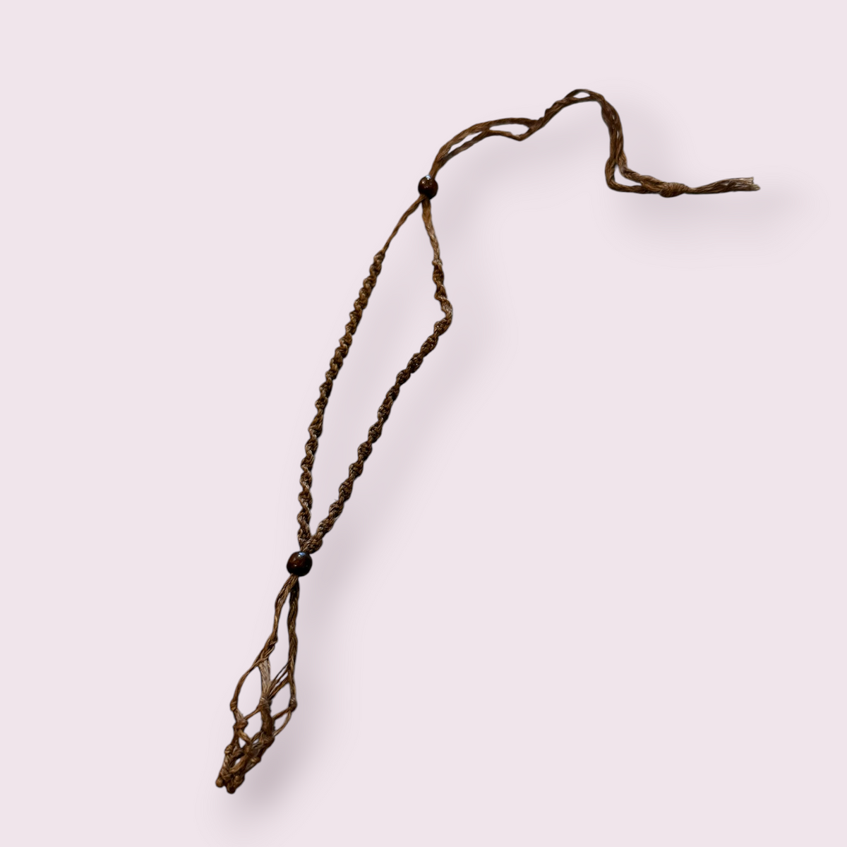 Hemp Hippie Necklace for Tumbled Stones - Empty Asst'd