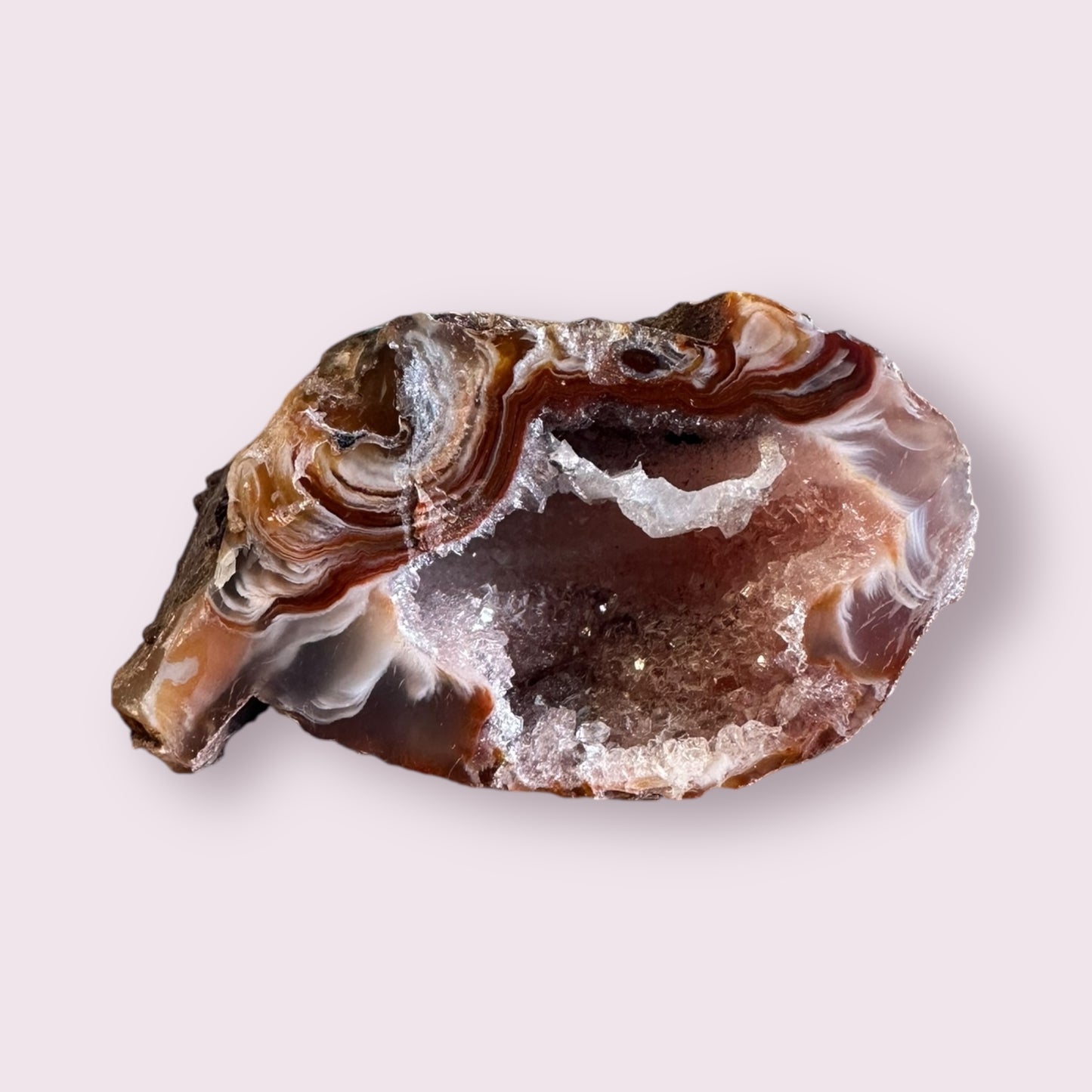 Agate Geode Rainbow Flat | Agate Geode | Natural Geode