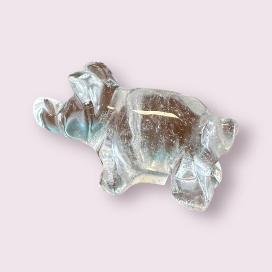 Clear Quartz Pig 40-45mm