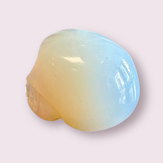 Opalite Carved Skull 1 in.