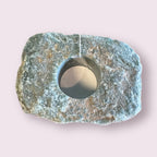 Rough Green Aventurine T Light Holder