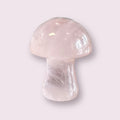 Rose Quartz Gemstone Mini Mushroom