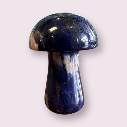 Sodalite Large Crystal Mushroom
