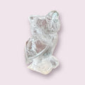 Clear Quartz Carved Owl