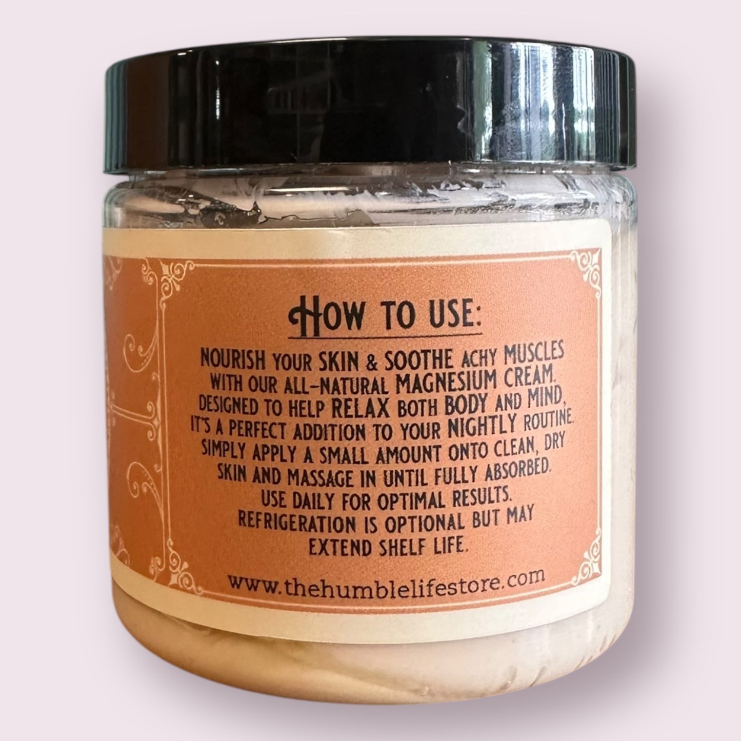 Magnesium Cream - Orange + Vanilla 4 oz