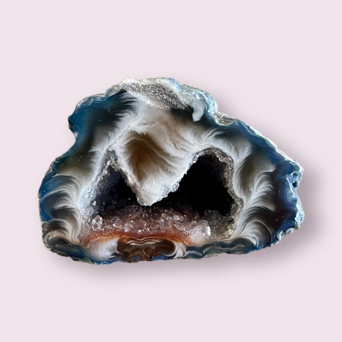 Agate Geode Rainbow Flat | Agate Geode | Natural Geode