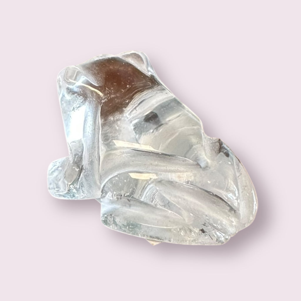 Clear Quartz Frog 25-35mm