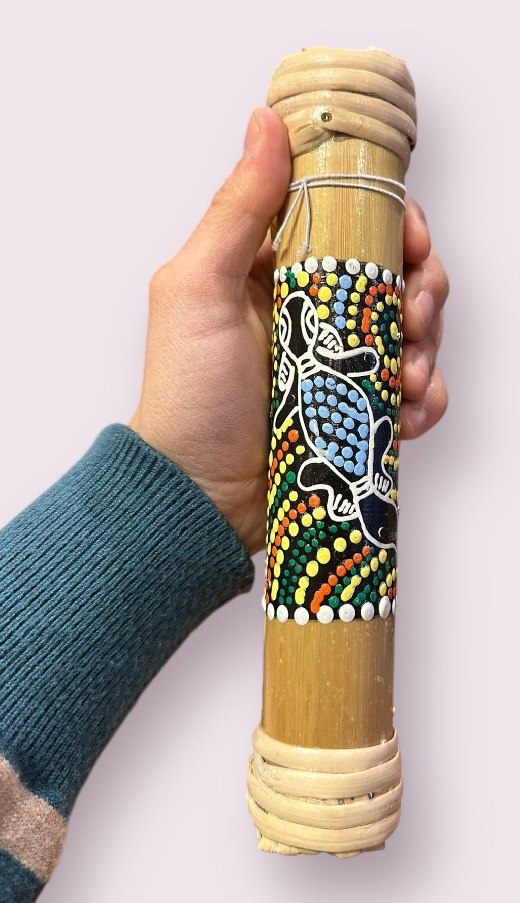 SMALL HAND PAINTED RAINSTICK