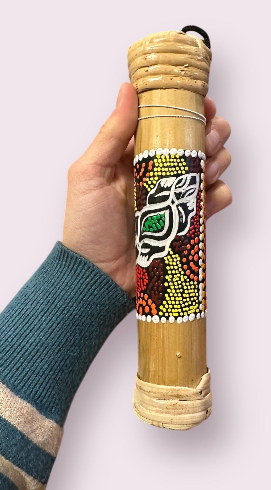 SMALL HAND PAINTED RAINSTICK