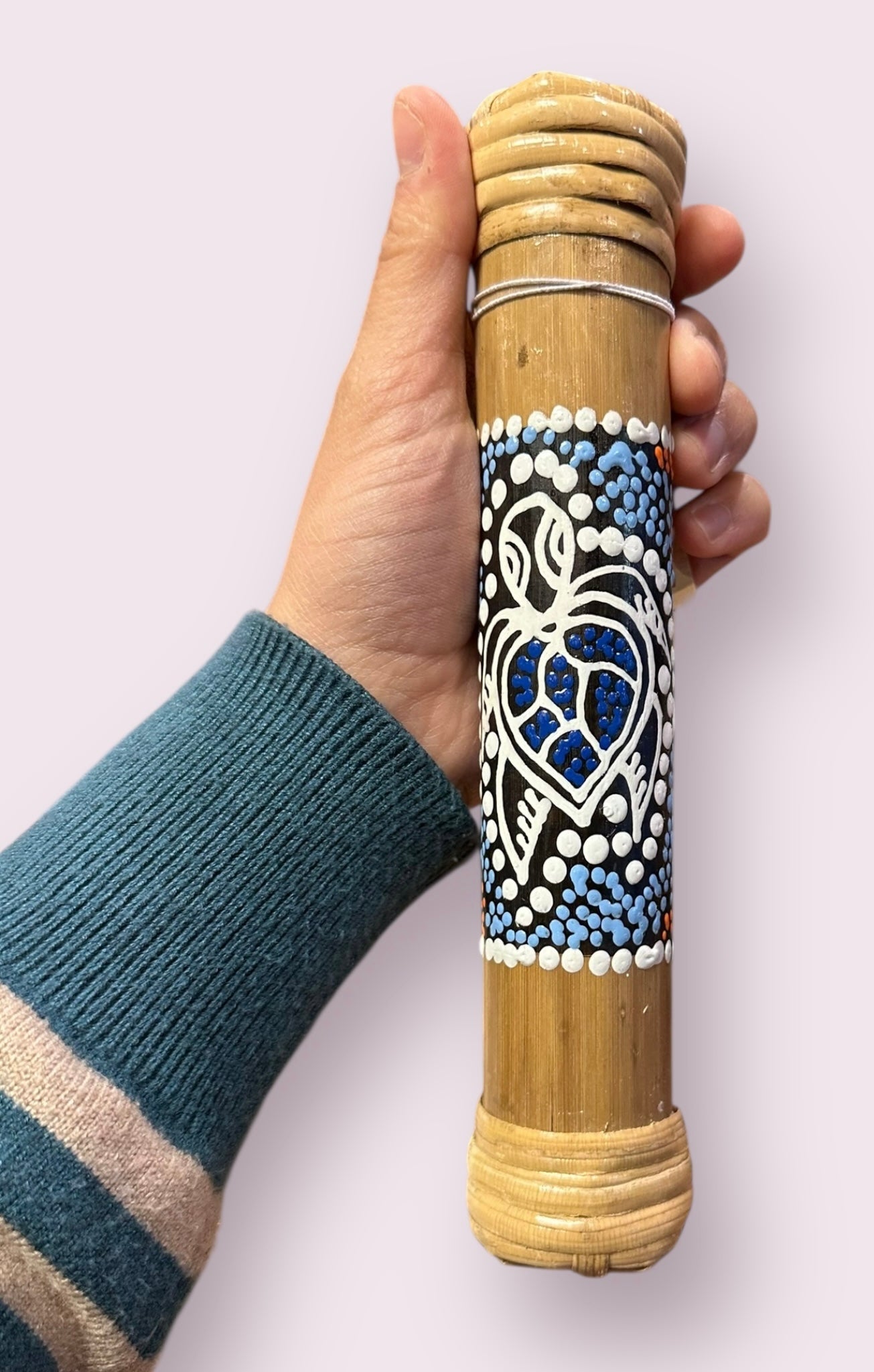 SMALL HAND PAINTED RAINSTICK