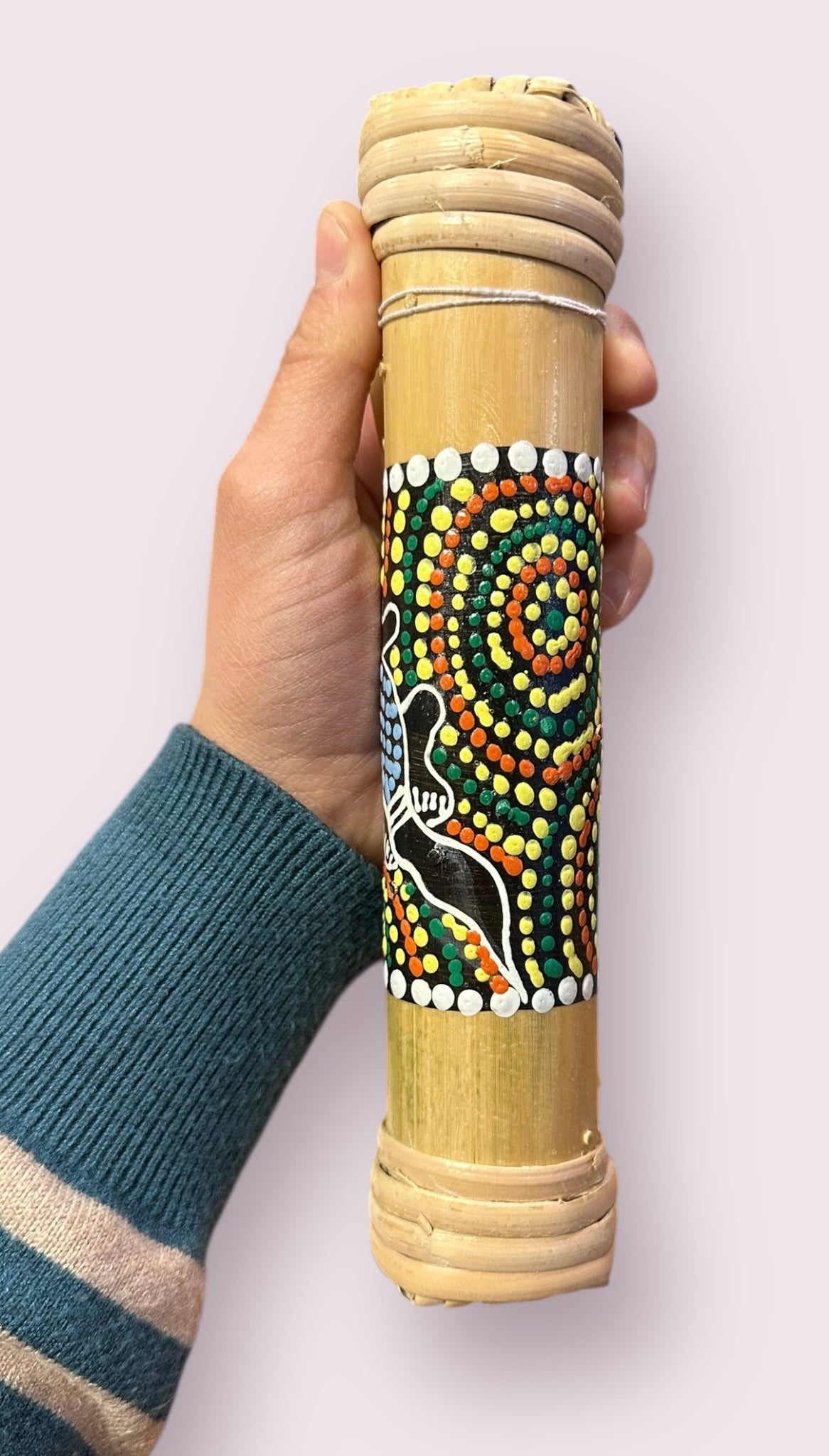 SMALL HAND PAINTED RAINSTICK