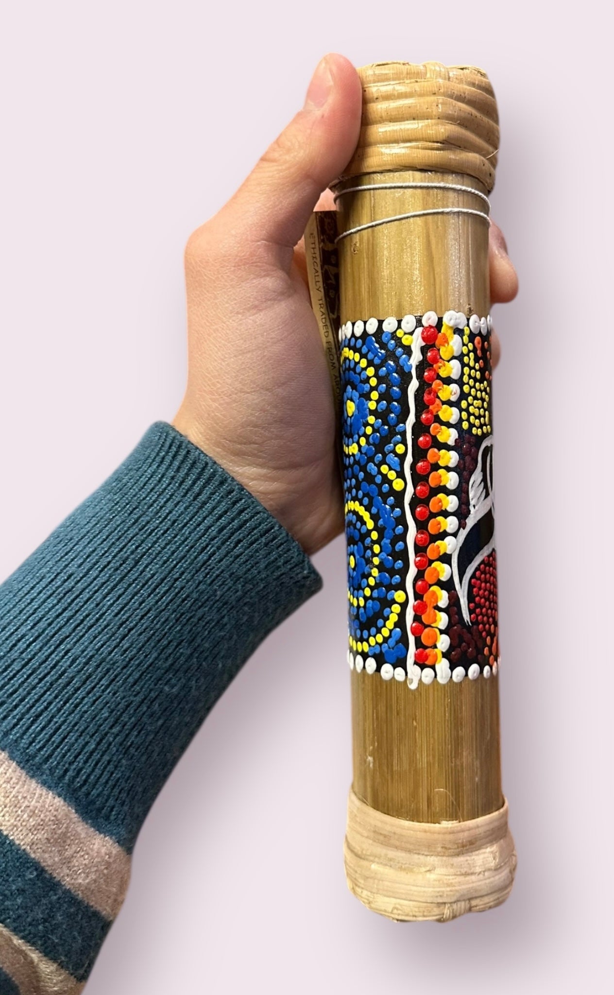 SMALL HAND PAINTED RAINSTICK