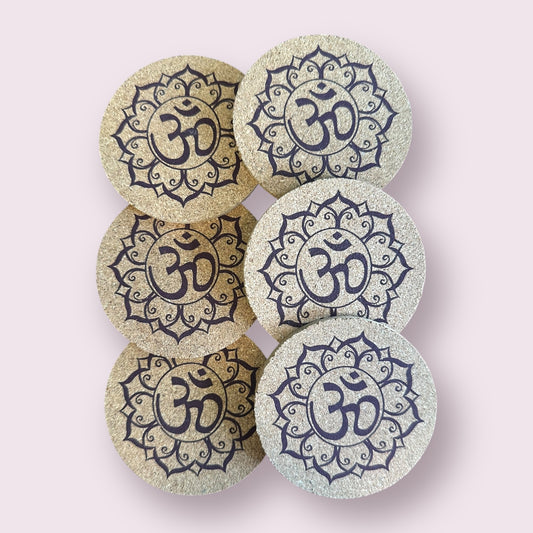 Om Coaster Set of 6