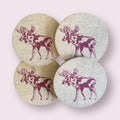 Moose Coasters Set of Four
