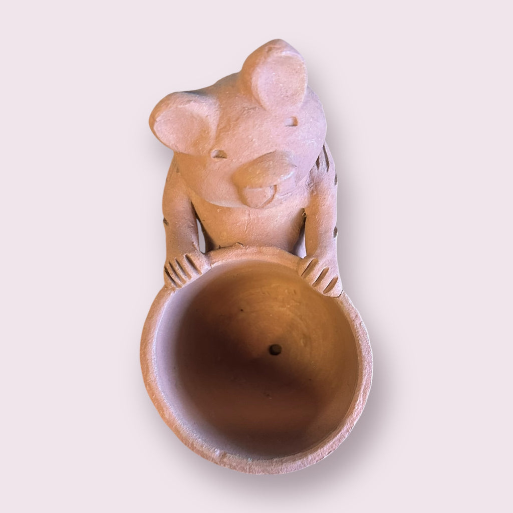 Rakshana Plant Pals - Bear Hug Terracotta Planter