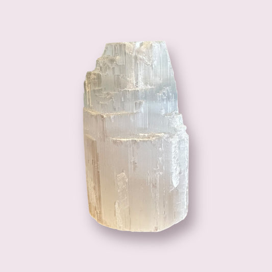 Selenite Candle Holder
