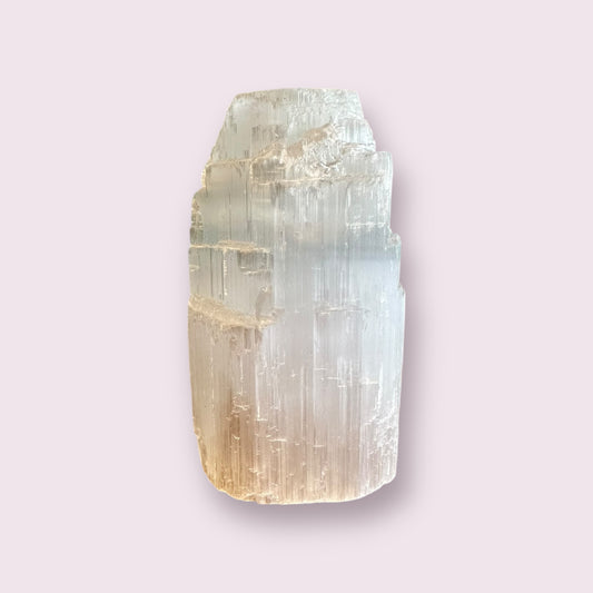 Selenite Candle Holder