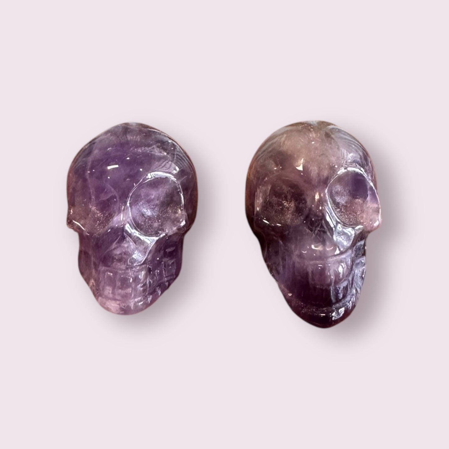 Amethyst Carved Skull 1 in.