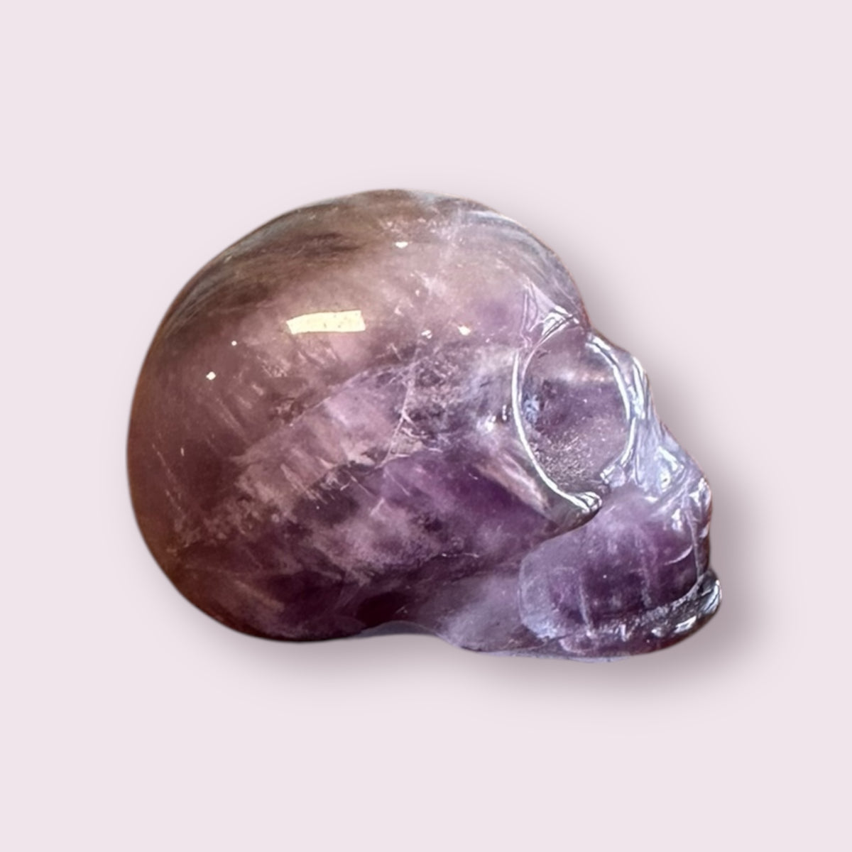 Amethyst Carved Skull 1 in.