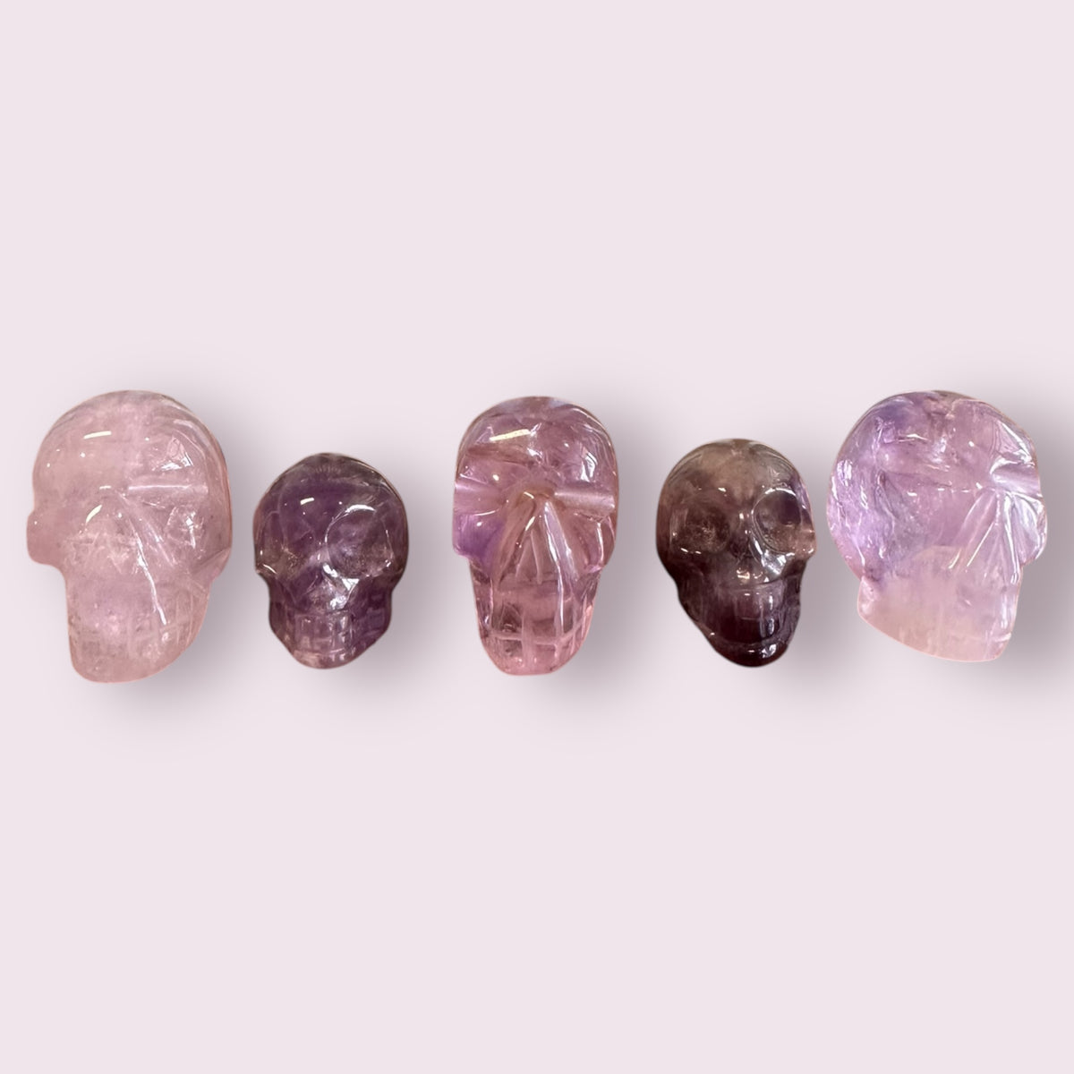 Amethyst Carved Skull 1 in.
