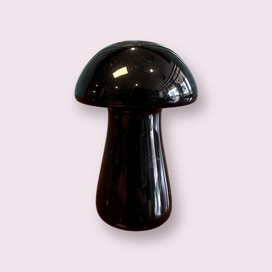Black Obsidian Magic Mushroom 50mm