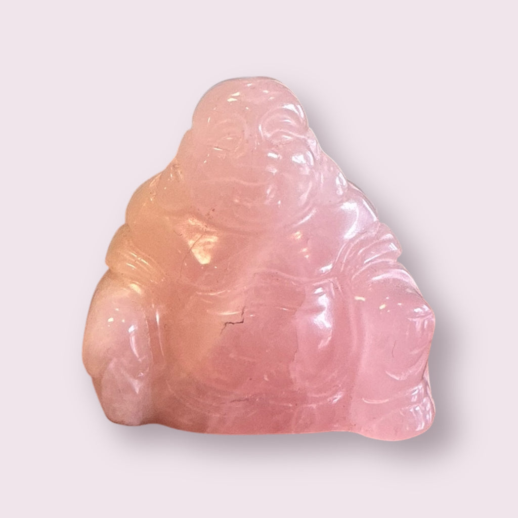 Rose Quartz Buddha | Crystal Buddhas | Rose Quartz Crystals
