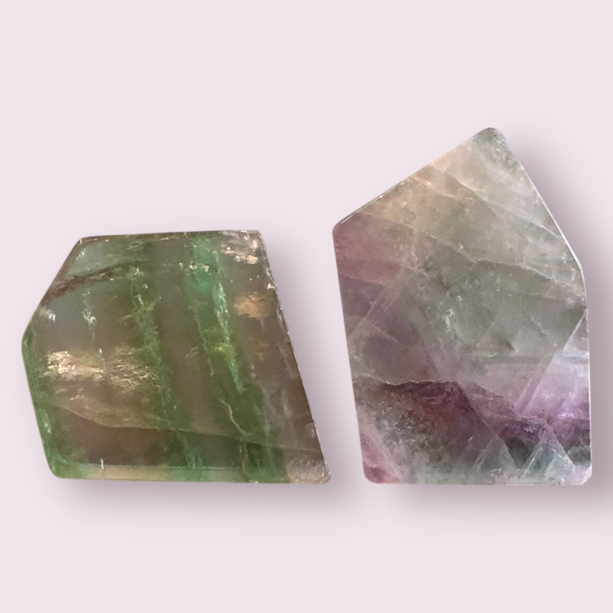 Fluorite Polished Slice Freeform 50-70 mm