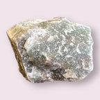 Green Quartz Rough 1/2 Flat