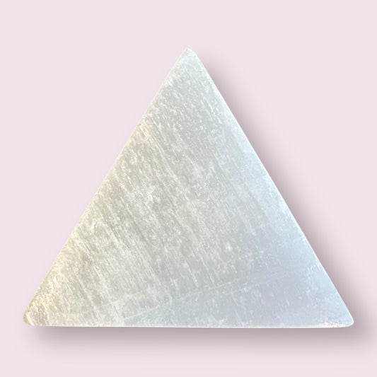 Triangle Selenite Cleansing/Charging Plate