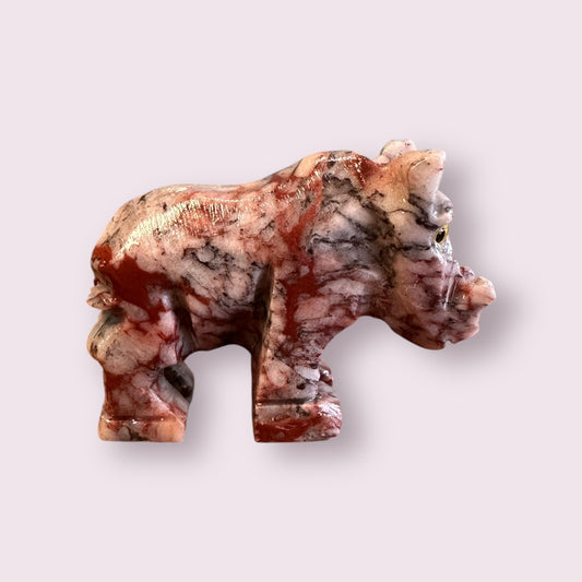 Spirit Animal 1.25-inch Wild Boar Dolomite