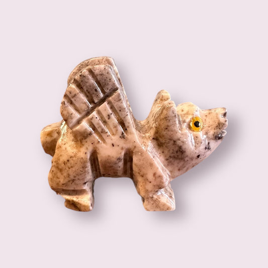Spirit Animal 1.25-inch Angel-pig Dolomite
