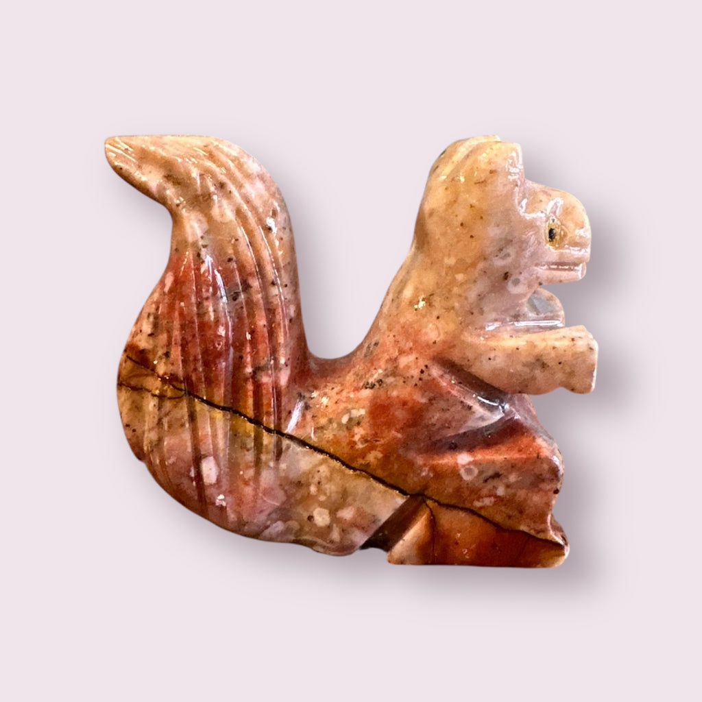 Spirit Animal 1.25-inch Squirrel Dolomite
