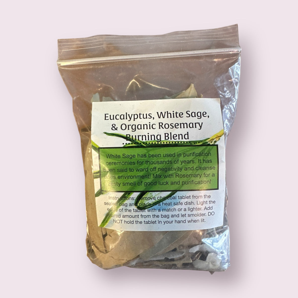Eucalyptus White Sage and Rosemary Herbs Smudging