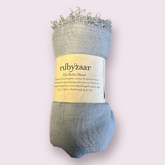 Boho Scarf - Light Grey