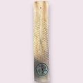Tree w/moon Wide Engraved Wood Incense Holder