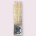 Owl Wide Engraved Wood Incense Holder