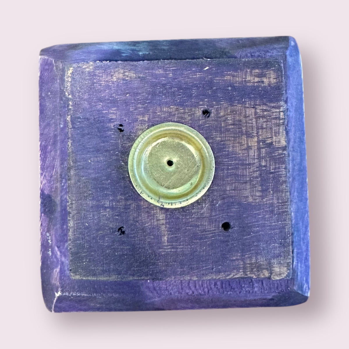 Purple Hand of Fatima Tower Incense Burner