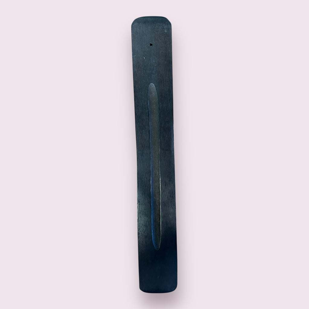 Wood Incense Holder Plain Colored Assorted