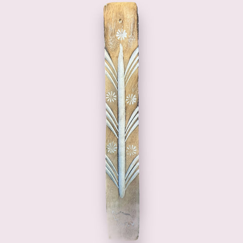 Carved Wood Incense Burner