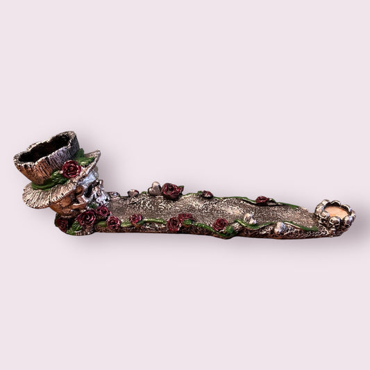 Skull Incense Burner with LED Eyes
