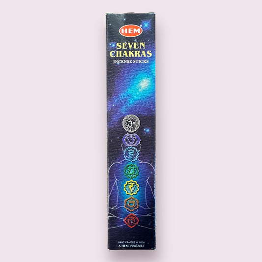 Hem Seven Chakras Incense Sticks