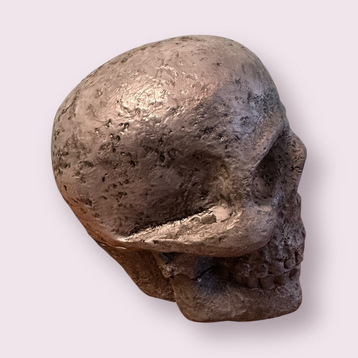 Skull Incense Cone Holder: Wood Powder