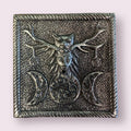 Pagan Aluminum Square Incense Holder