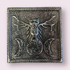 Pagan Aluminum Square Incense Holder
