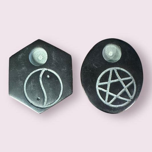 Soapstone Cone Burners Assortment Black