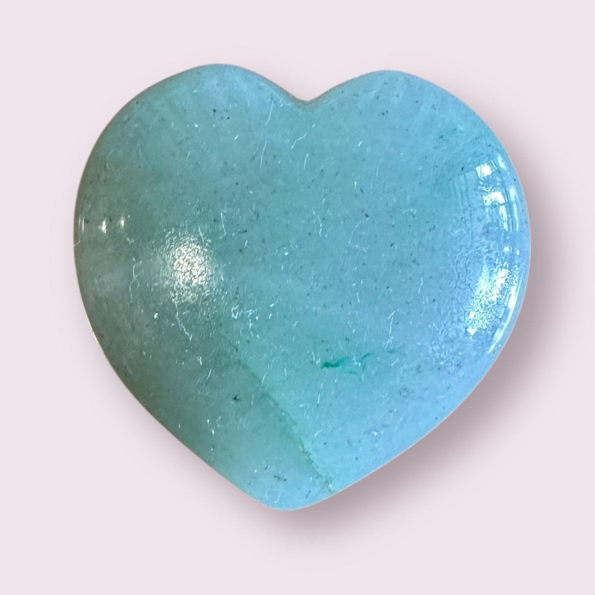 Green Aventurine Puff Heart 30mm